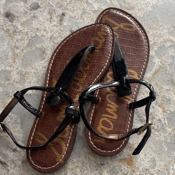 Stylish Black Sandals for girls size 4 - Picture 4 of 6